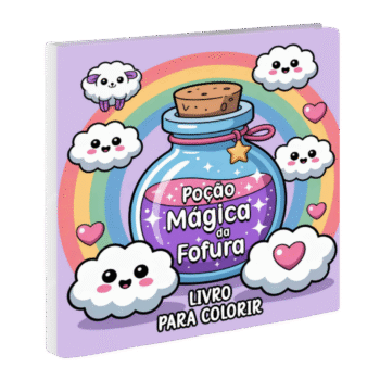 Poção Mágica da Fofura | Livro Para Colorir | Patrícia Monteiro