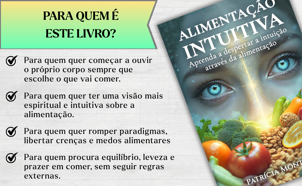 Alimentação Intuitiva | Livro | Patrícia Monteiro